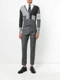 Thom Browne fitted waist v-neck cardigan