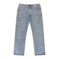 Light Indigo Sandstone Camo Hotfix Straight Jeans