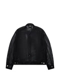 Black Comme Des Garçons mesh trucker jacket