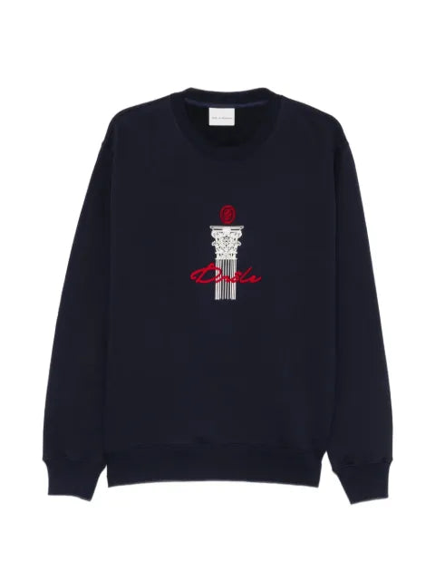 Drôle De Monsieur column-print sweatshirt