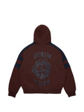 Denim Tears Denim U panelled logo-print hoodie