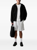 adidas logo-embroidered zip-up hoodie