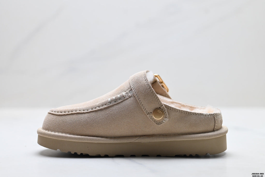 UGG Ethnic-Trim Shearling Slip-On Shoes