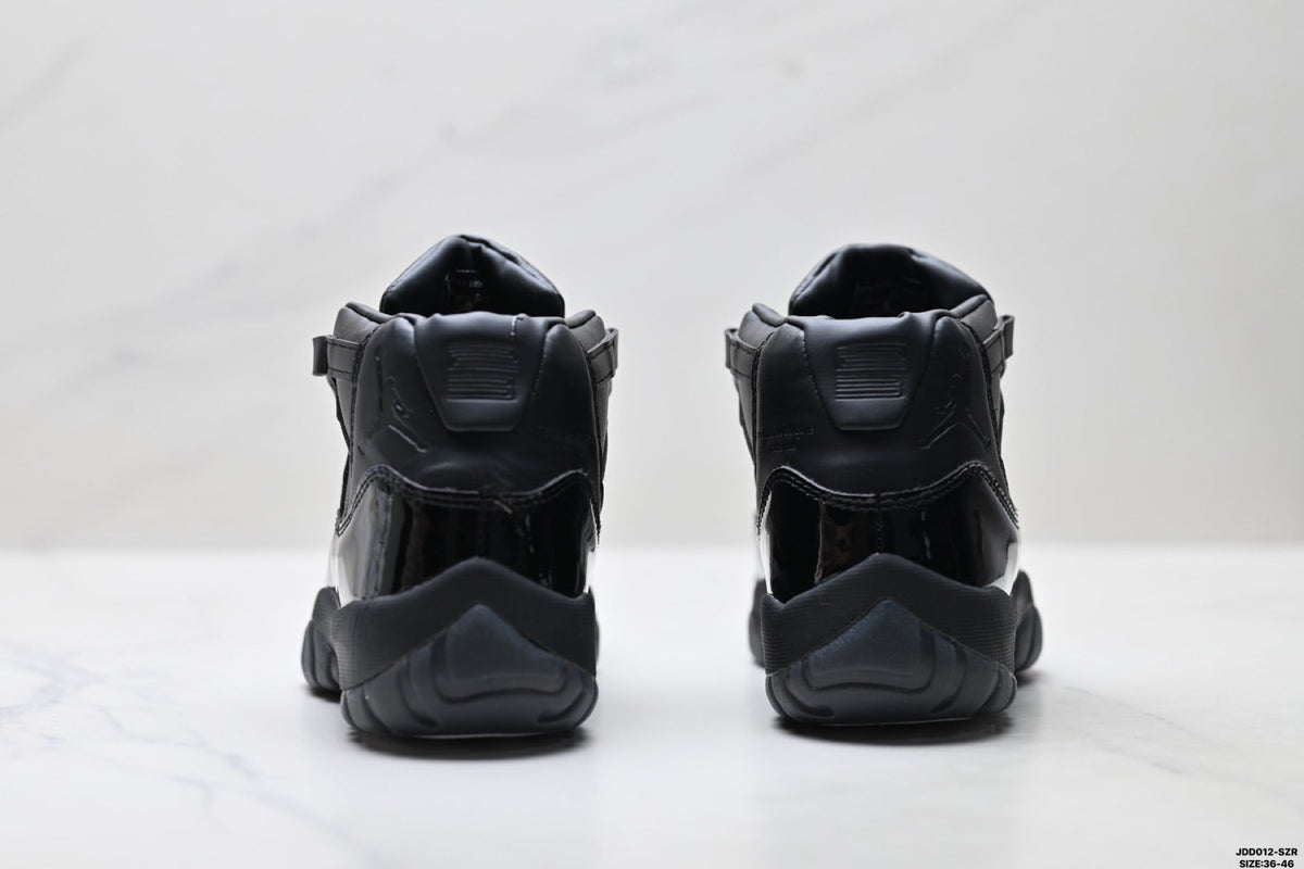 Air Jordan 11 Retro Triple Black Unisex Sneakers Style 22