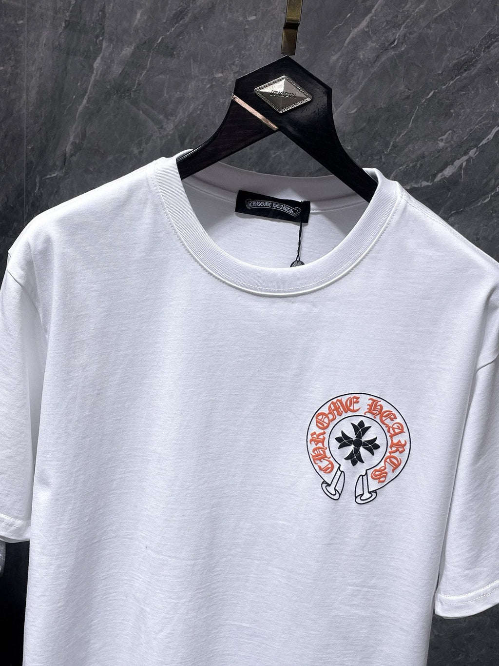 Chrome Hearts Splatter Horseshoe Graphic T-Shirt