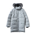 Moose Knuckles Onyx Shearling Big Ridge Parka Grey