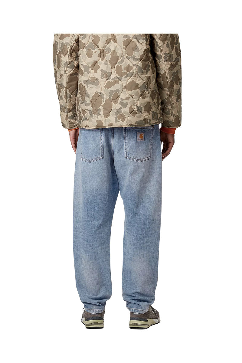CARHARTT WIP NEWEL PANT Blue Light Used Wash