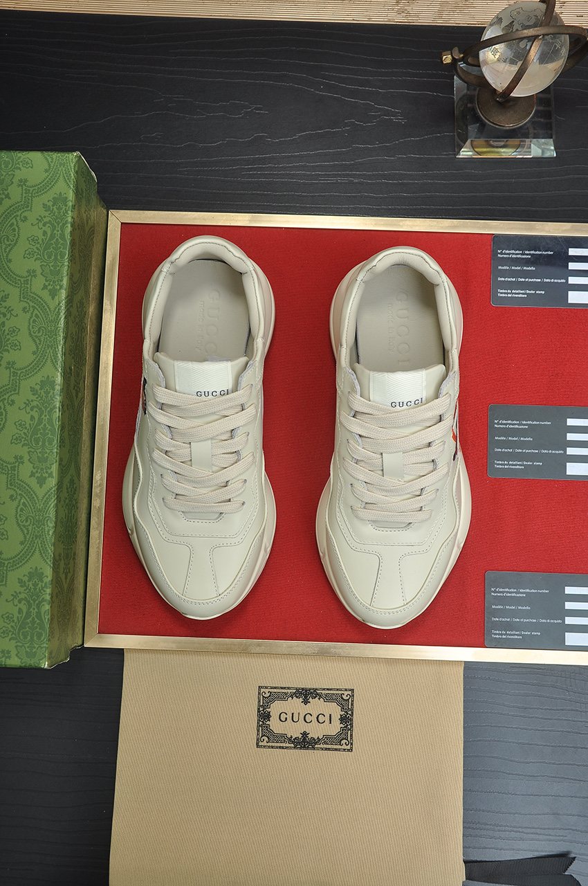 Gucci White Chunky Sneakers